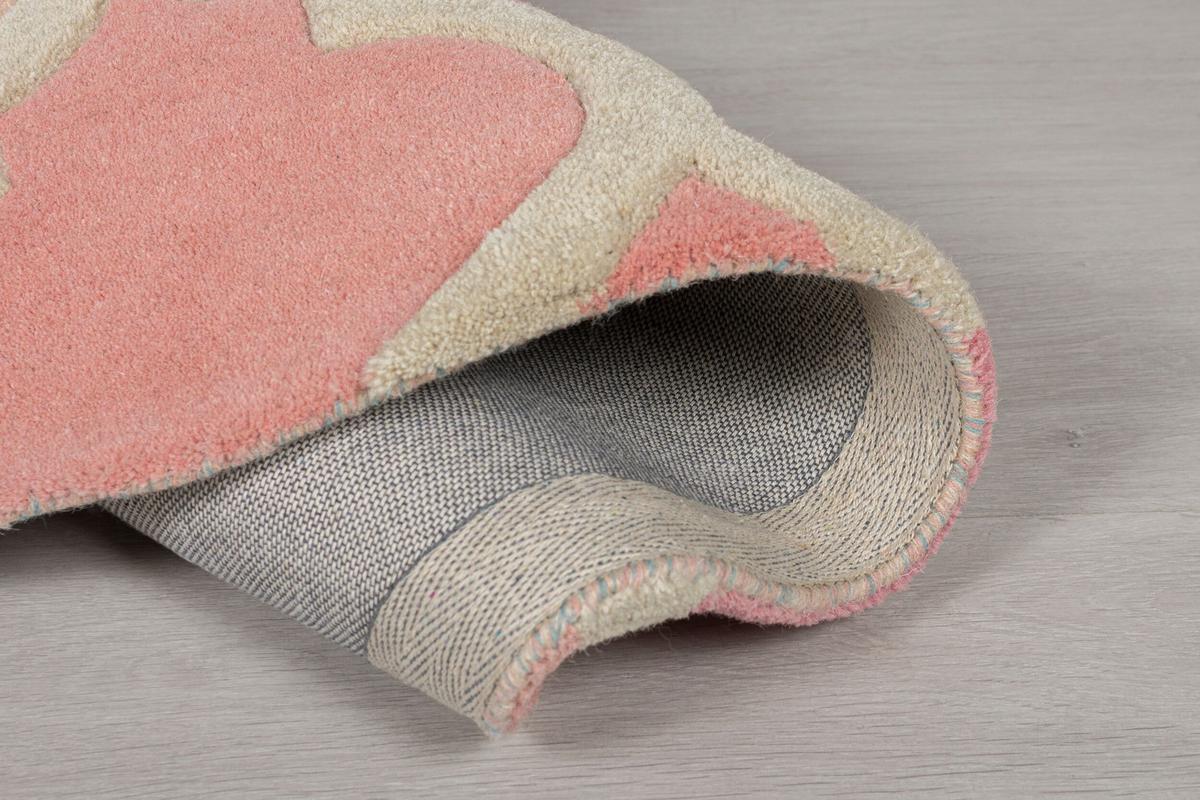 WOLLTEPPICH DERWENT, geometrisch, aus Wolle, Bunt, Ø 160 cm - Multicolor, Textil (160/160cm) - KADIMA DESIGN