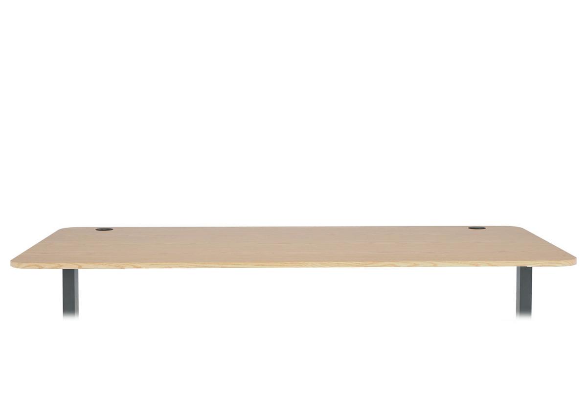 SCHREIBTISCHPLATTE Hellbraun - Hellbraun, Holz (80/160/2cm) - MCW
