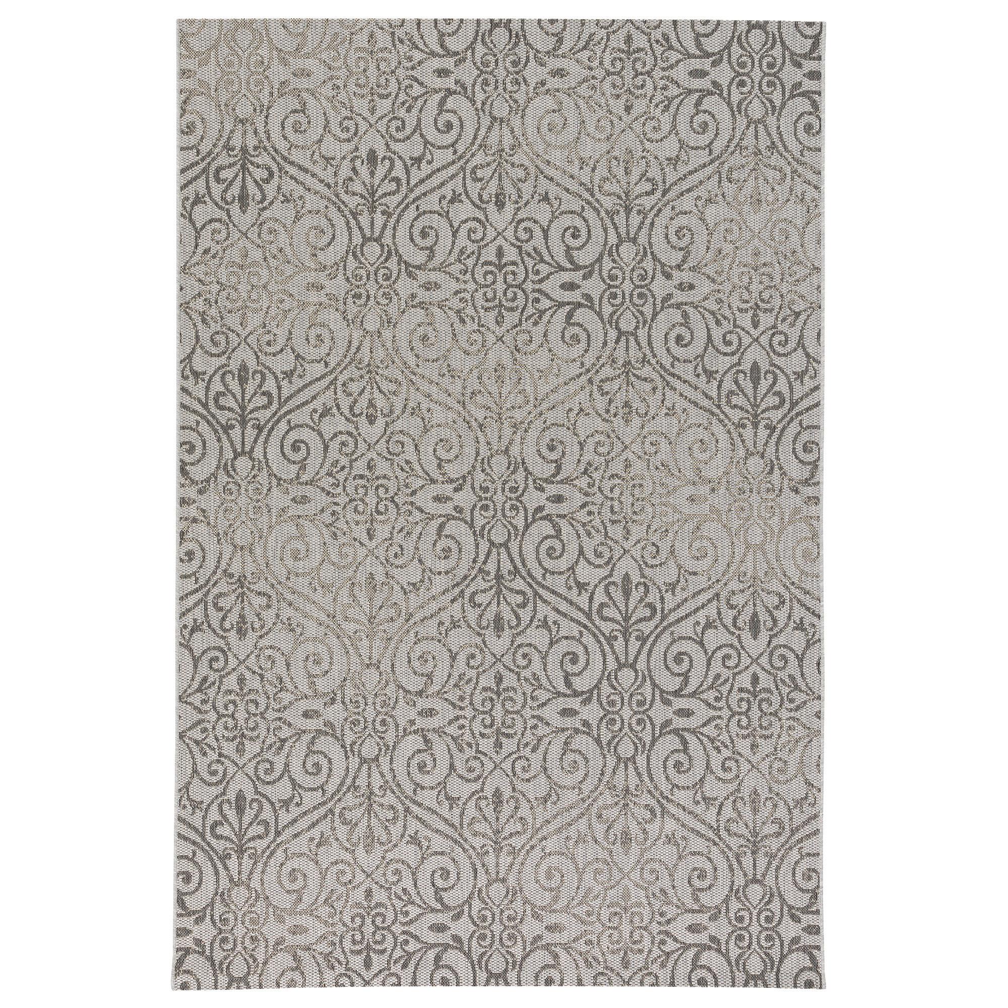 MODERN FLACHGEWEBE RUGGY BAROCK VINTAGE - Grau, Textil (140/200cm) - Pergamon