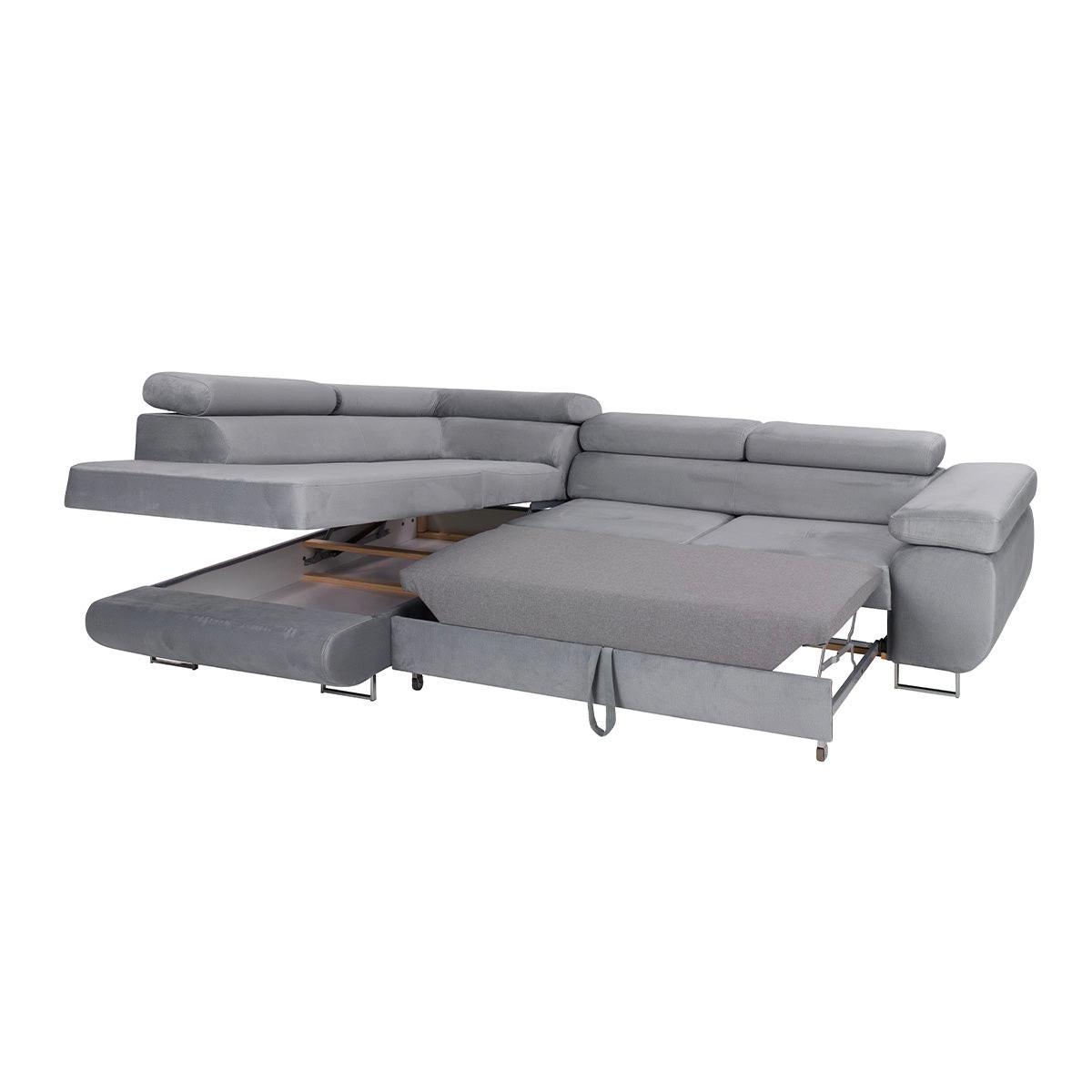 ECKSOFA Wilson 4 Sitzplätze Tannengrün - Grün, Holzwerkstoff (271/201cm) - Petits-meubles
