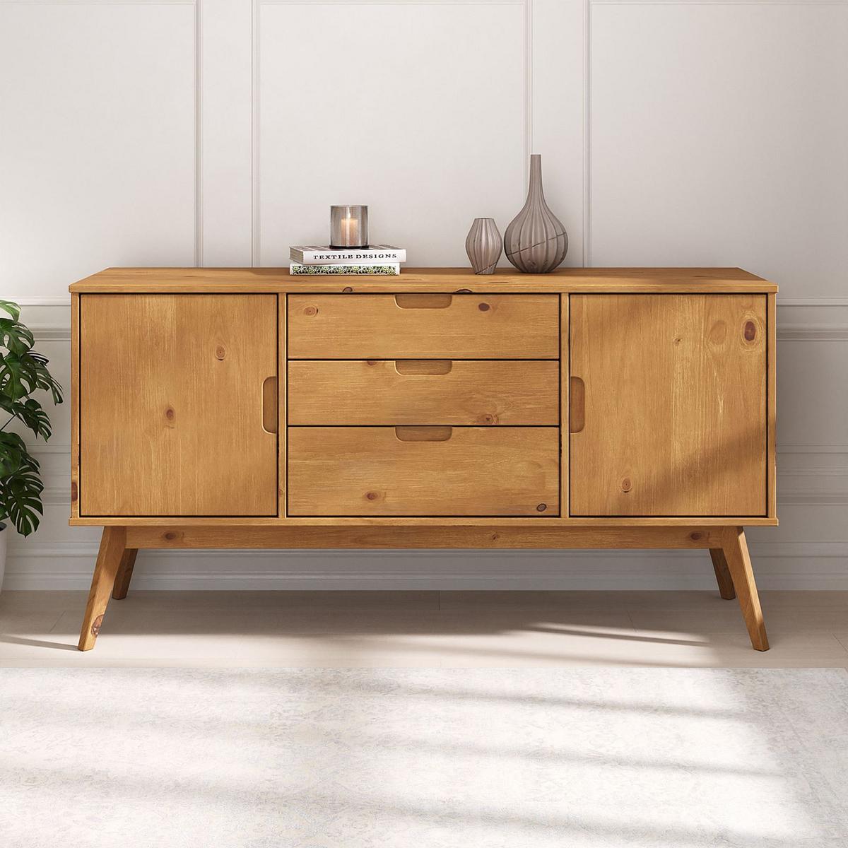SIDEBOARD TIVOLI braun - Braun, Holz (145/75/45cm) - IDIMEX