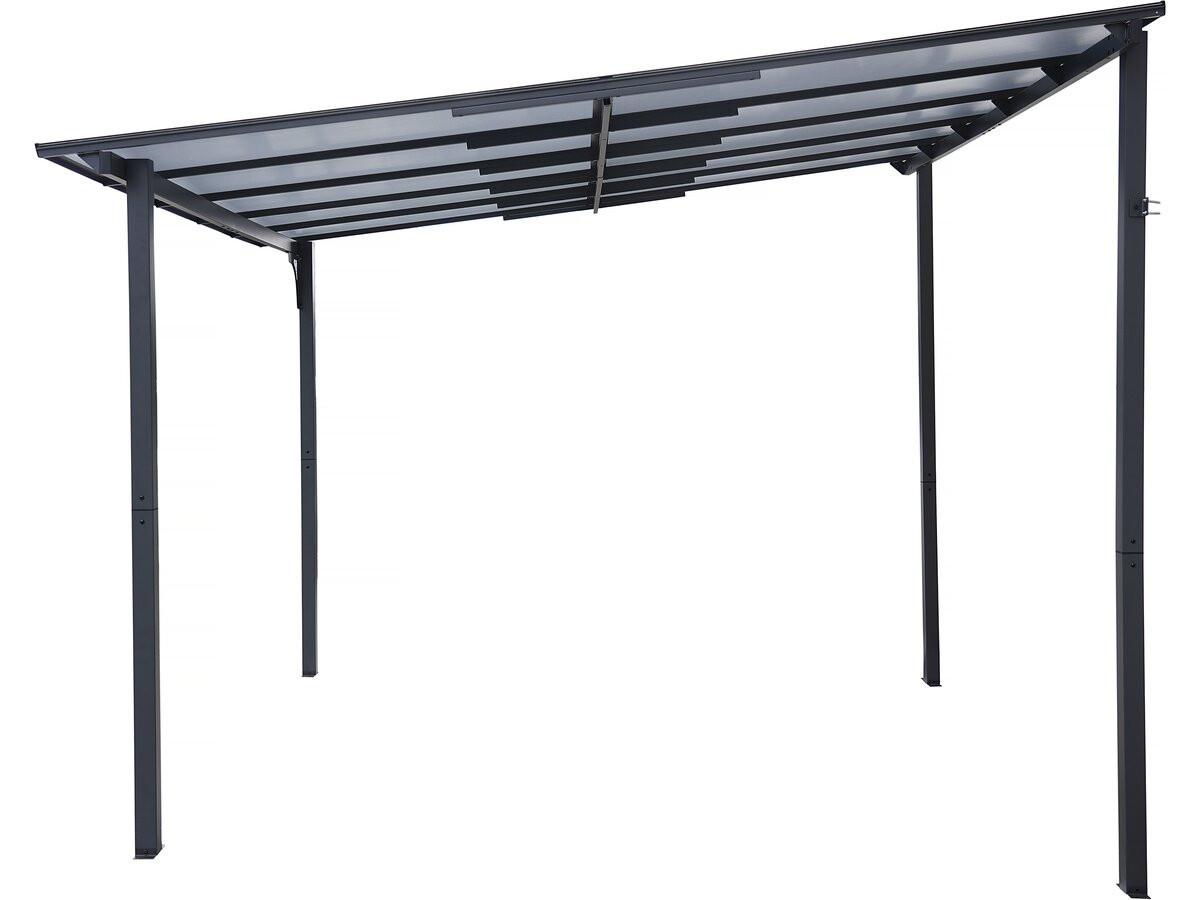 PARTYZELT UND PAVILLON marvin Grau - Grau, Metall (298/243/304cm) - Habitat Garten
