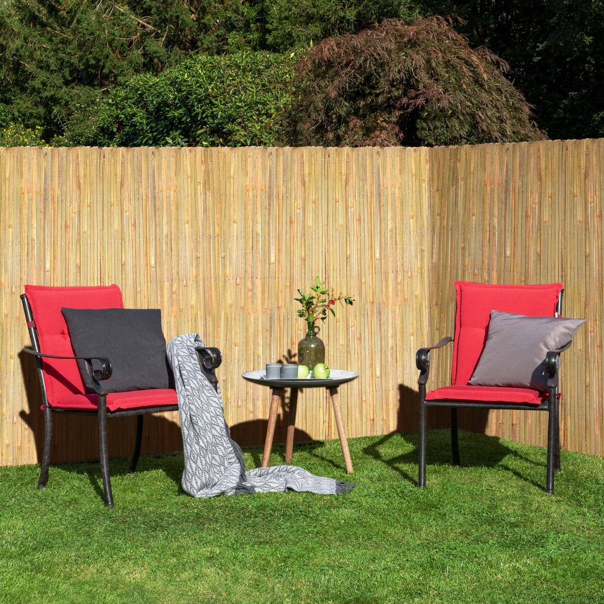 SICHTSCHUTZZAUN SolVision B89 140/300 cm Bambus - Naturfarben, Kunststoff (300/140cm) - Sol Royal