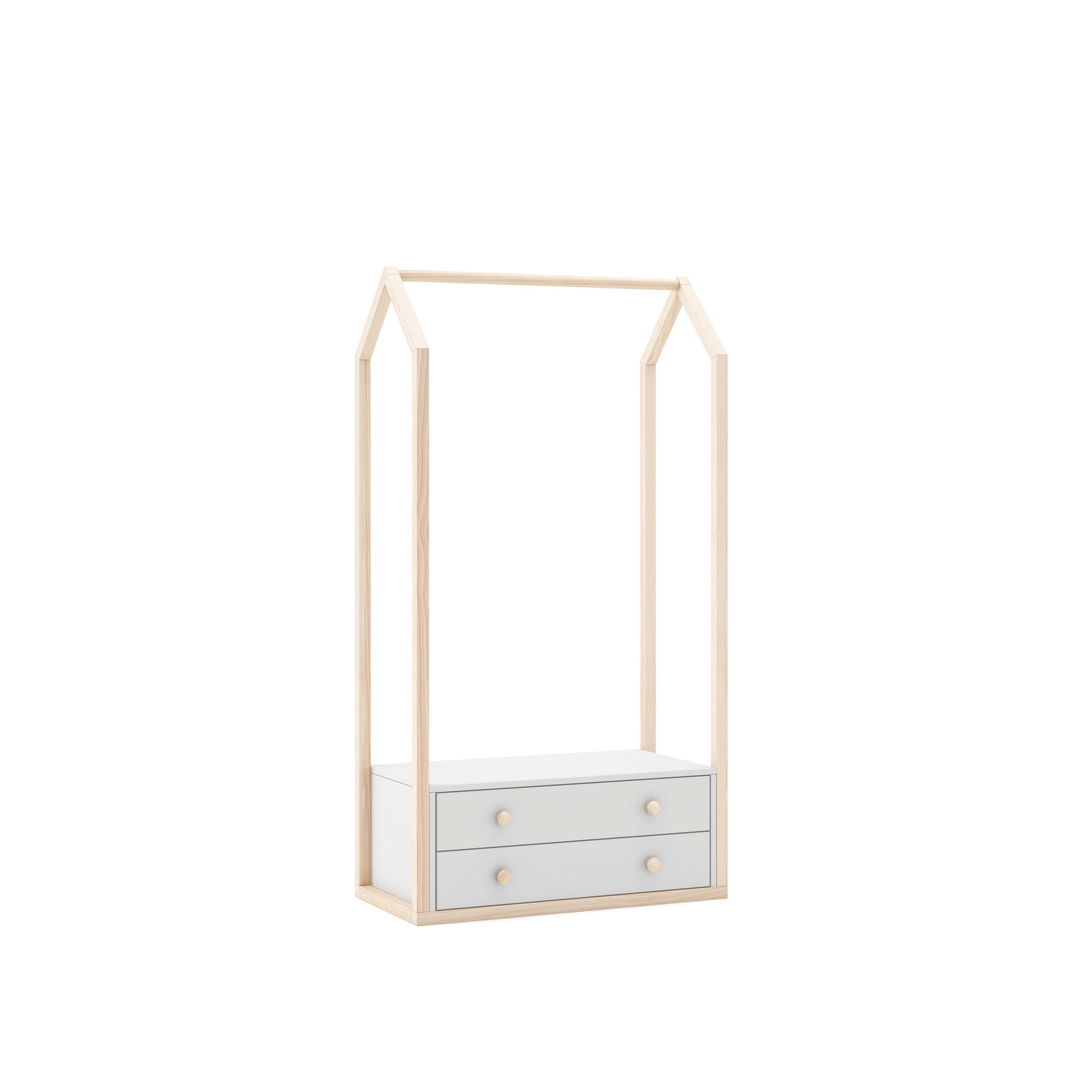 SCHRANK Esteban Beige 80/40/170 cm - Beige, Holz (40/170/80cm) - Calicosy
