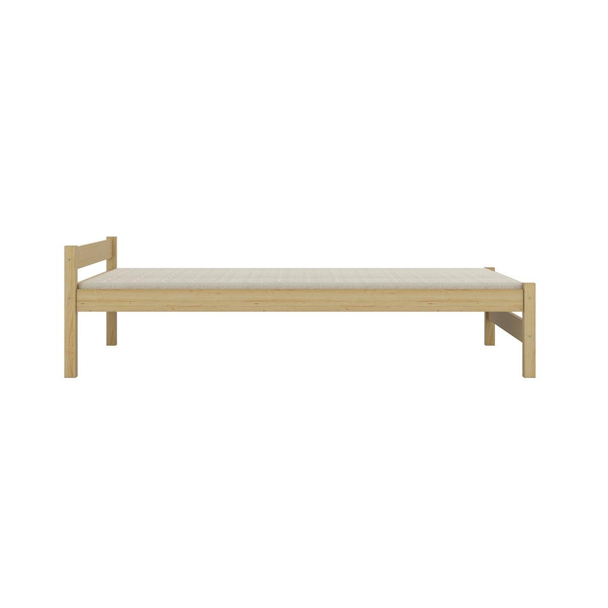 BETT 90/200 Axel Holz - Braun, Holz (90/200cm) - Petits-meubles