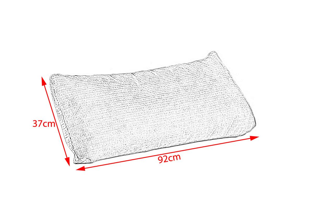 NIERENKISSEN GROSS SEPHI Rot Cord - Rot, Textil (92/19cm) - KAWOLA