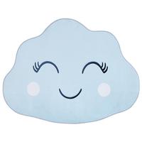 KINDERTEPPICH-CUMULUS 120/90 cm - Blau, Kunststoff (90/120cm) - Beliani