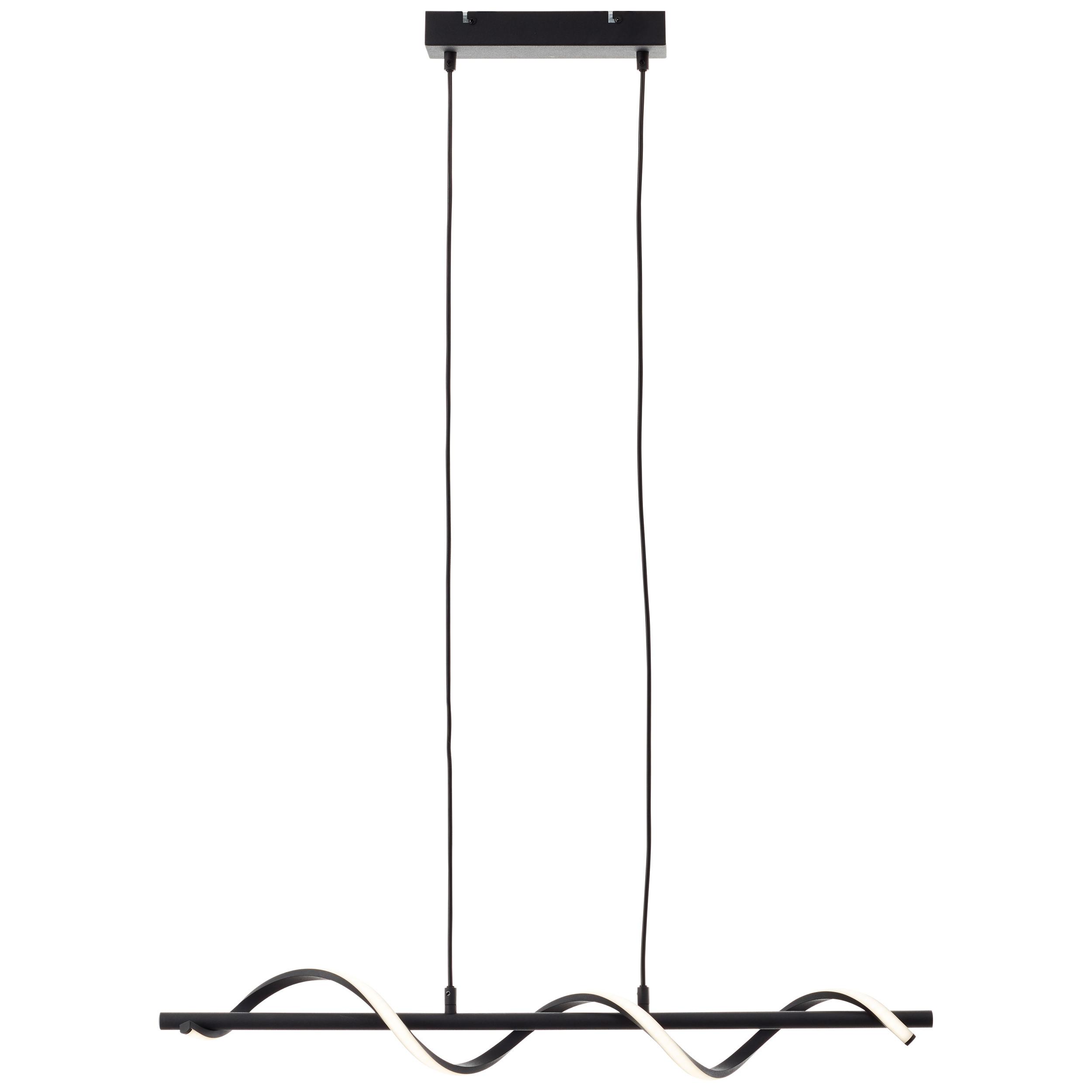 PENDELLEUCHTE Eunice G99271/76 - Schwarz, Metall (9.7/80/150cm) - Brilliant