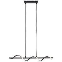 PENDELLEUCHTE Eunice G99271/76 - Schwarz, Metall (9.7/80/150cm) - Brilliant
