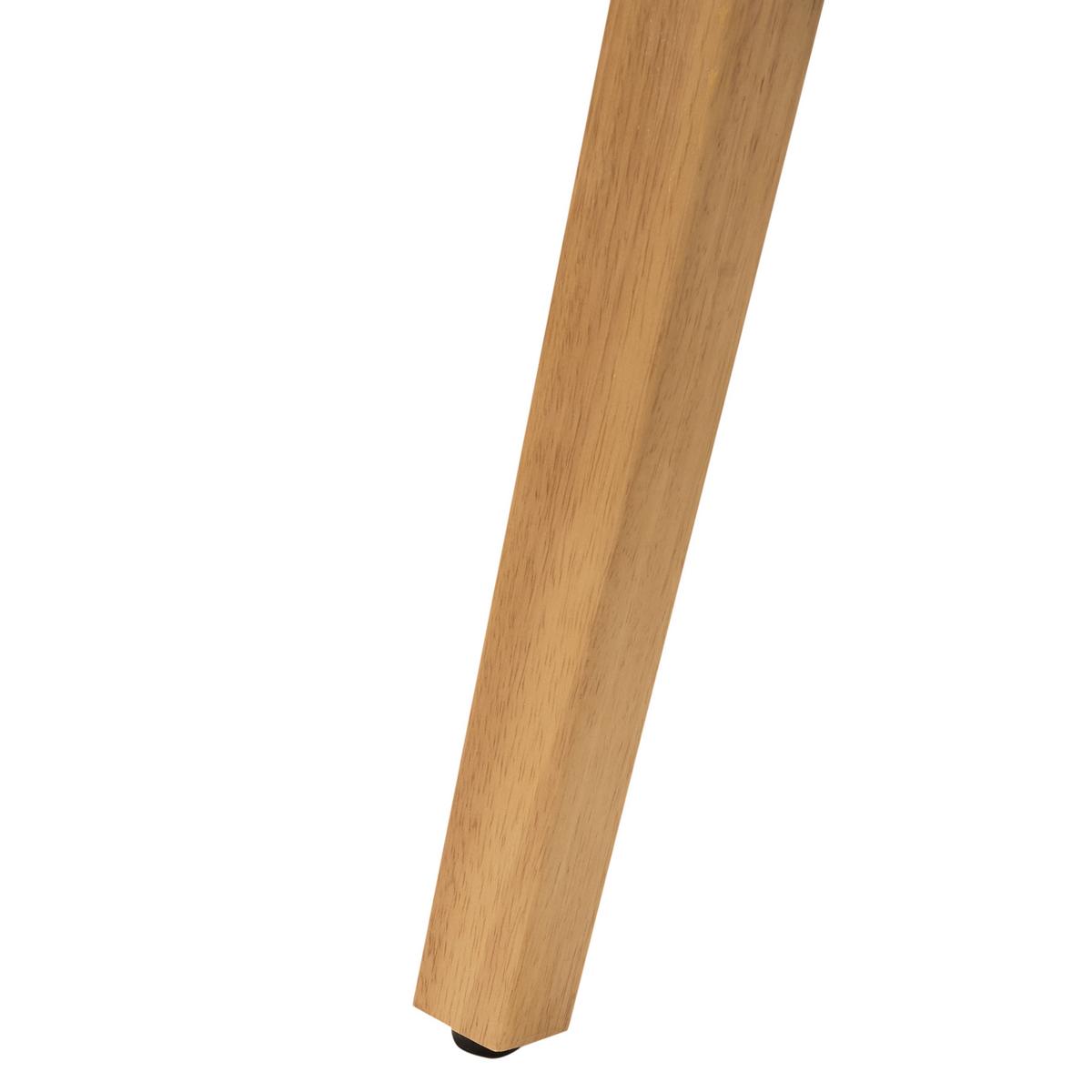 ESSZIMMERSTUHL Polsterbezug Beige Rockefeller - Beige, Holz/Textil (58/89/60cm) - Beliani