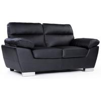 EINZELSOFA dallas Schwarz - Schwarz, Textil (88/90/169cm) - Habitat Garten
