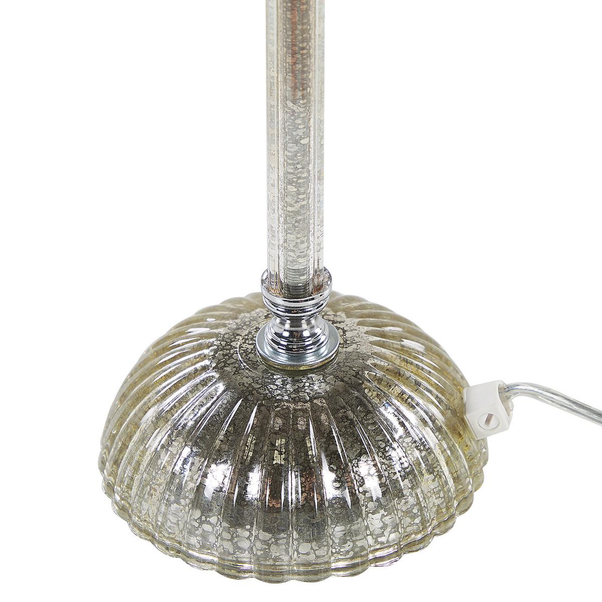TISCHLAMPE Kubena 18/18/56 cm - Weiß, Keramik (18/18/62cm) - Beliani