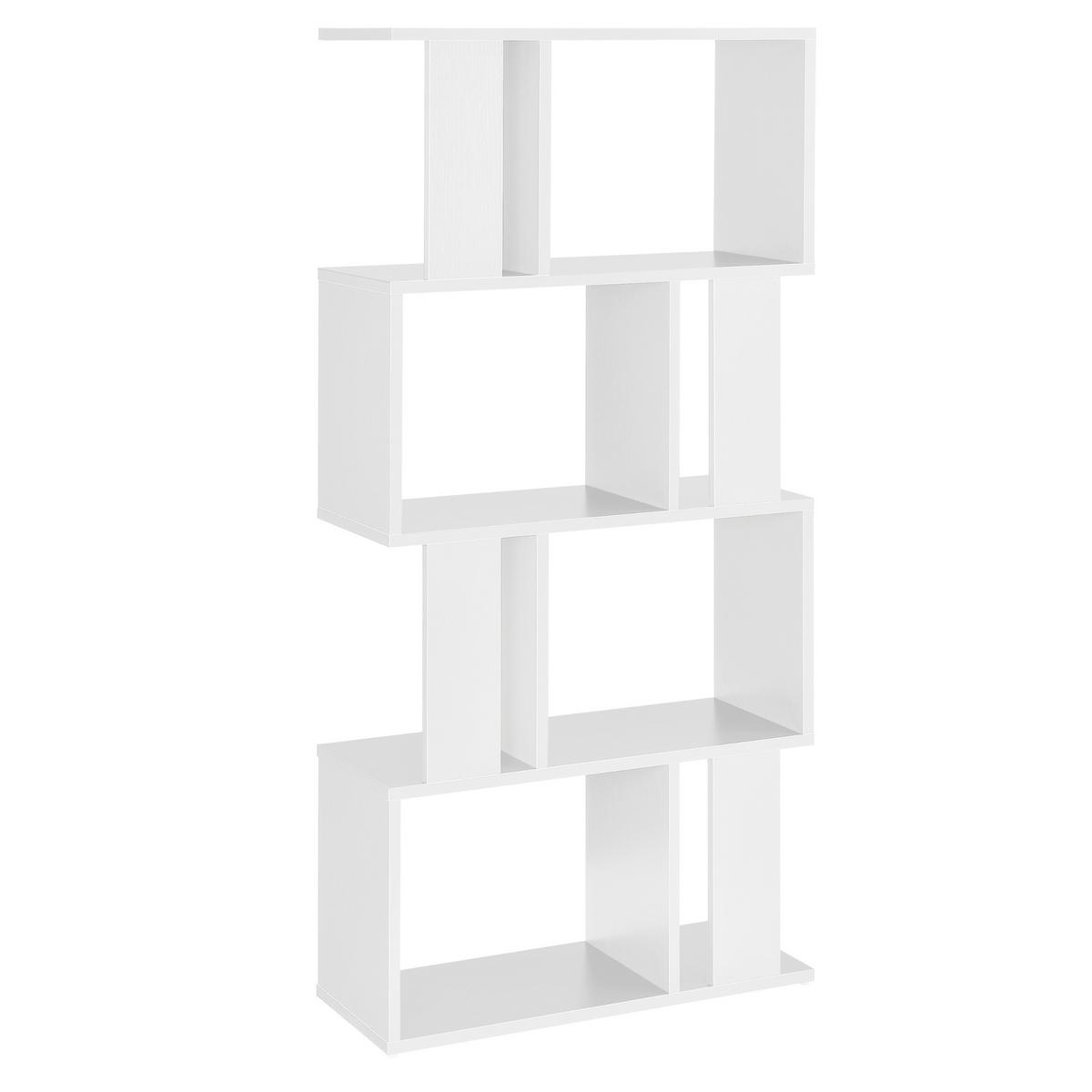 BÜCHERREGAL Brattahlid - Weiß, Holzwerkstoff (60/130/24cm) - [en.casa]