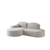 ECKSOFA Girona Mit Schlaffunktion - Hellgrau, Holzwerkstoff/Textil (278/179cm) - Fun Möbel