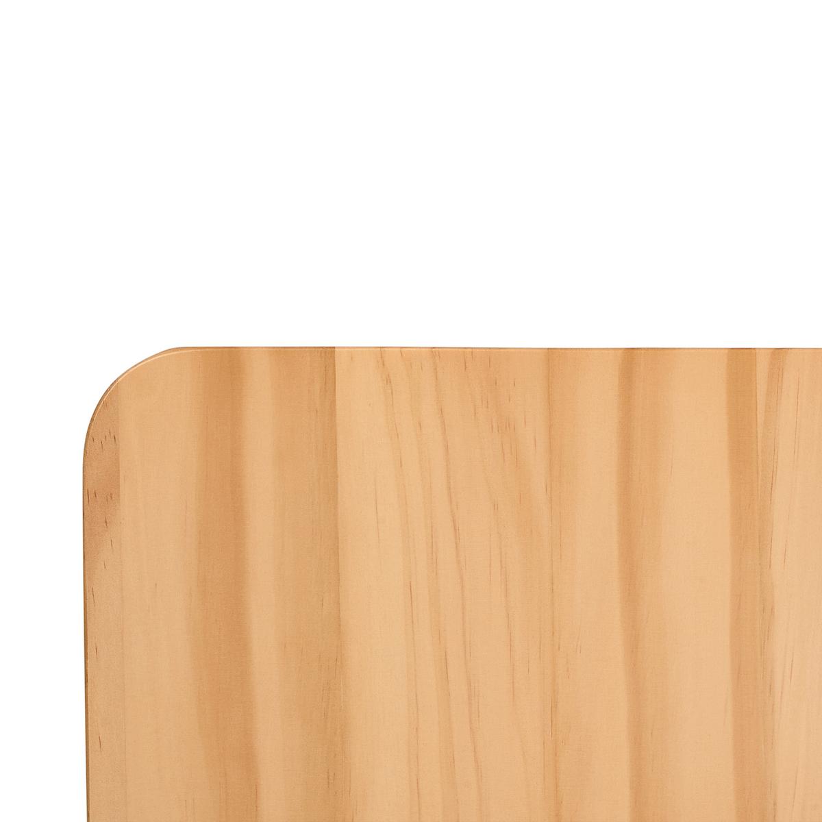 BETT mit Lattenrost 90/200 cm Kiefernholz Braun Bonnac - Braun, Holz (90/200cm) - Beliani