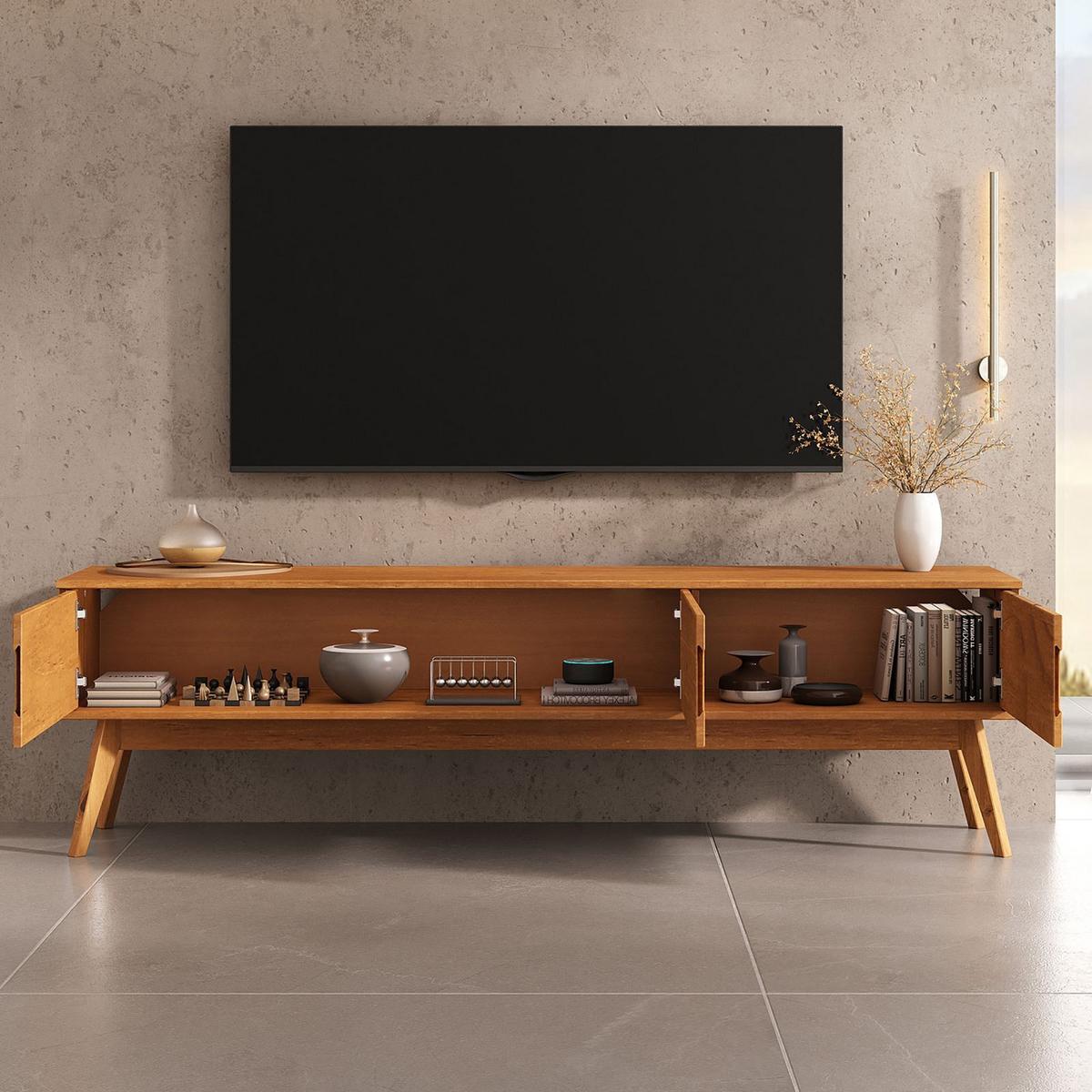 LOWBOARD TIVOLI Eiche - Eichefarben, Holz (180/52/41cm) - IDIMEX