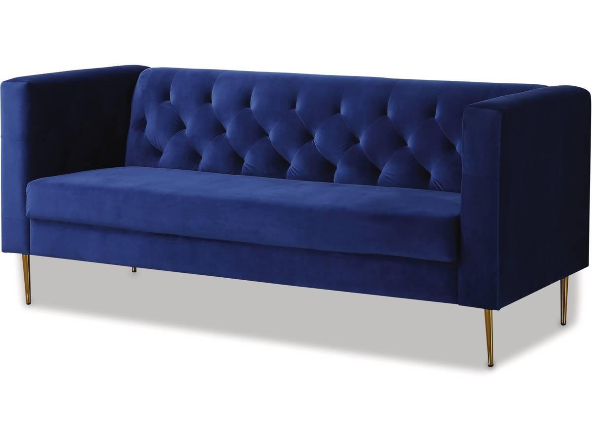 EINZELSOFA bruce Blau - Blau, Textil (76/82/196cm) - Habitat Garten