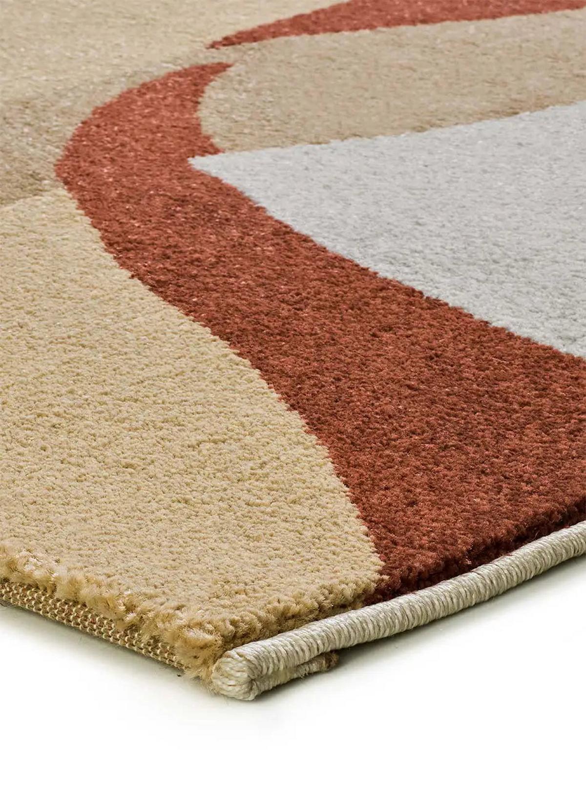 KURZFLORTEPPICH Beige / Kupfer Astra 160/230 cm - Beige/Kupferfarben, Textil (160/230cm) - Atticgo