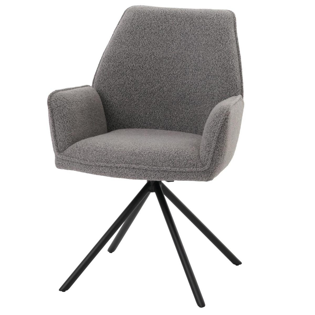 ESSZIMMERSTUHL Hellgrau - Hellgrau, Textil (60/86/60cm) - MCW