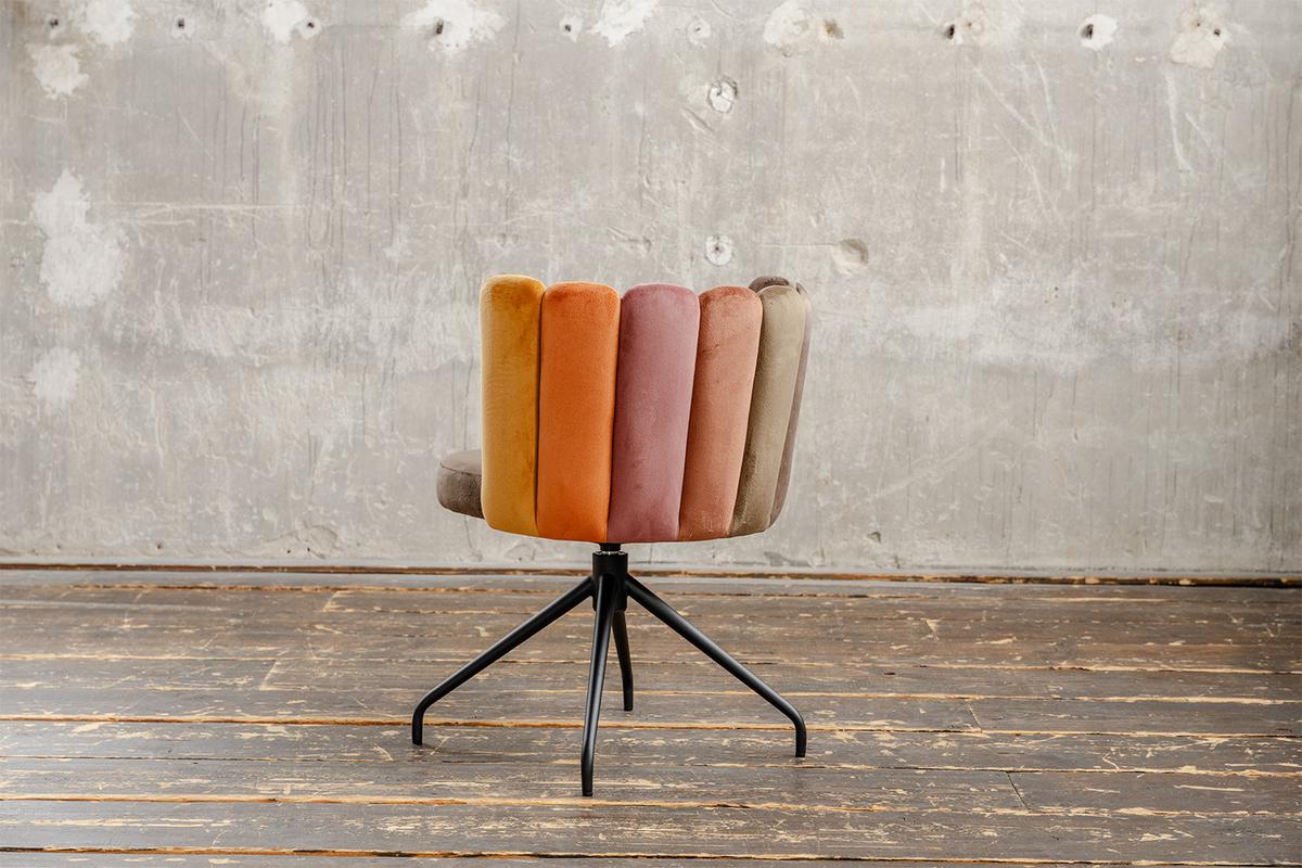 ESSZIMMERSTUHL JADA Braun Velvet Drehbar (360°) (1er-Set) - Braun, Kunststoff/Textil (58/79/55cm) - KAWOLA