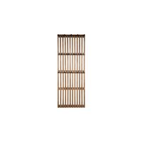 GARDEROBE JACINTA Braun Mango - Braun, Metall (60/160/10cm) - KAWOLA