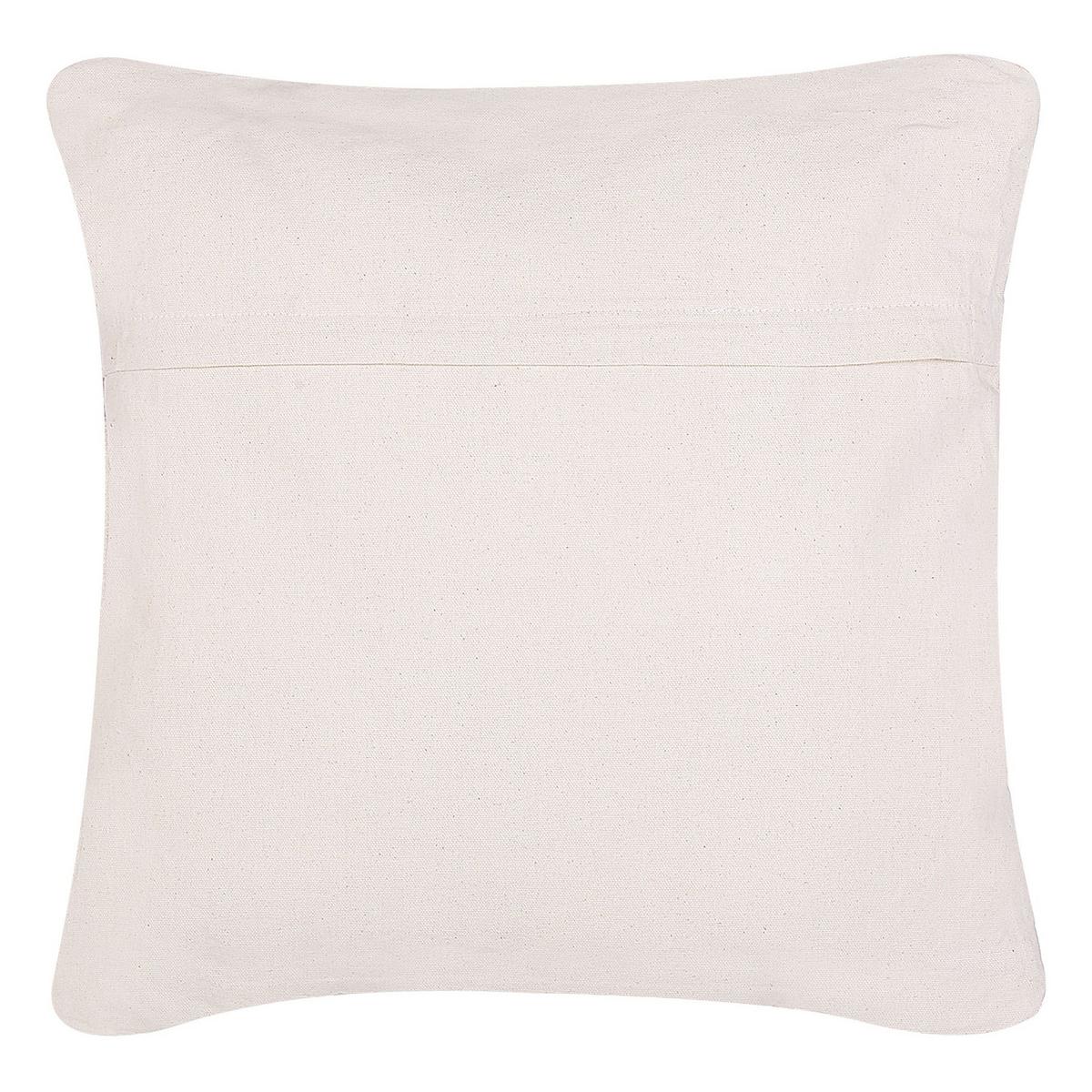 DEKOKISSEN 2er-Set Blau 45/45 cm Dewberry - Blau/Beige, Textil (45/45cm) - Beliani