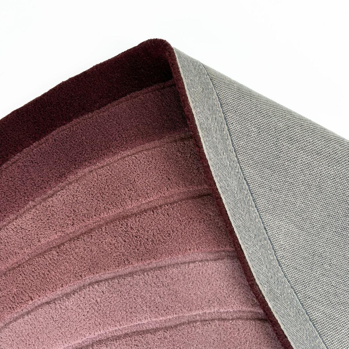 TEPPICH aus Wolle PARRET in Maulbeere, abstrakt, 160 x 230 cm - Rot, Textil (230/160cm) - KADIMA DESIGN