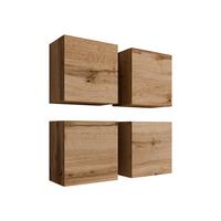 HÄNGEVITRINE Vigo - Eiche Wotan, Holzwerkstoff (100/100/30cm) - MIRJAN24
