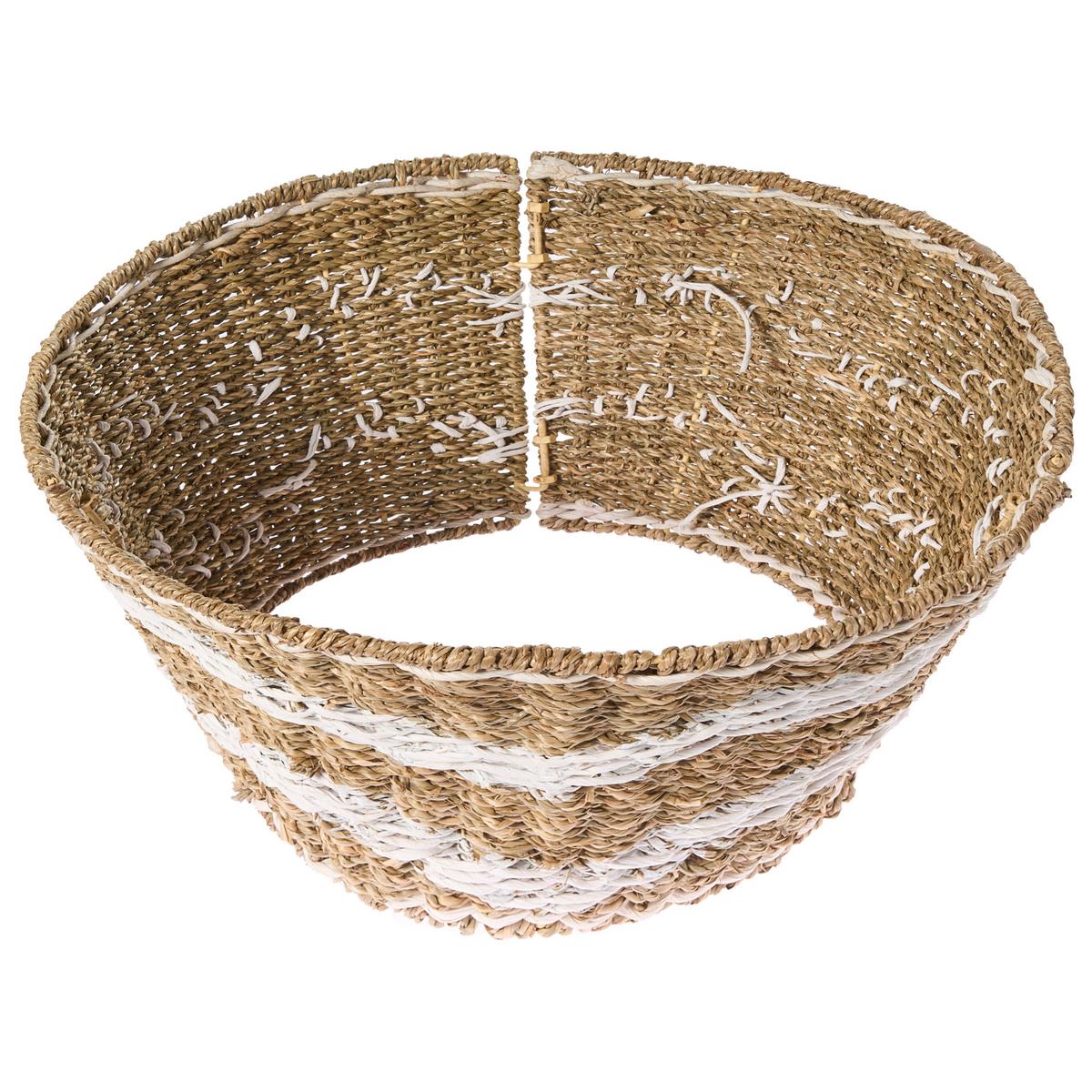 WEIHNACHTSBAUMKRAGEN 29 cm Naturfarben Hiver - Naturfarben, Naturmaterialien (29cm) - Beliani