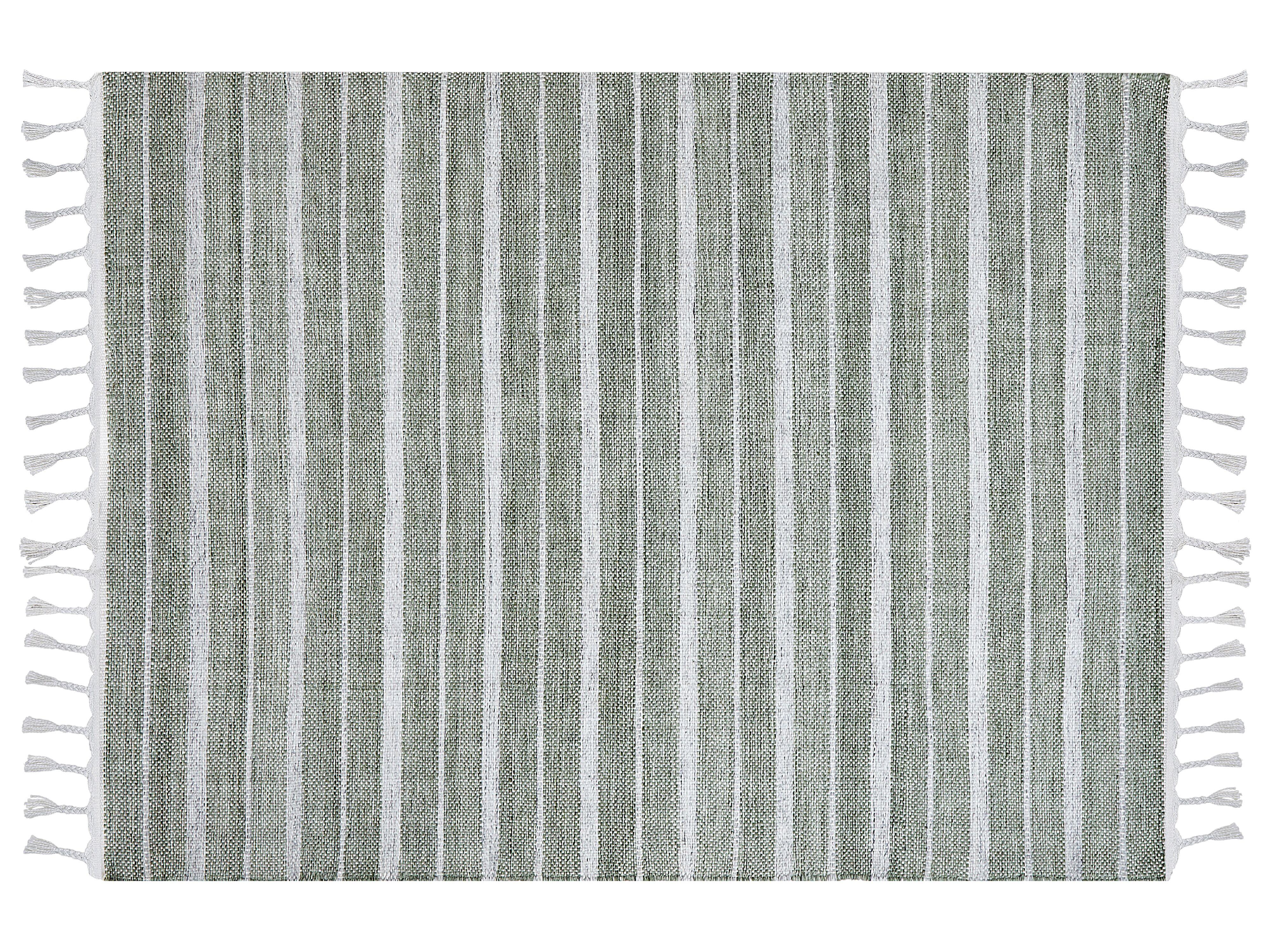 OUTDOOR-TEPPICH Bademli 230/160 cm - Grün, Kunststoff (160/230cm) - Beliani