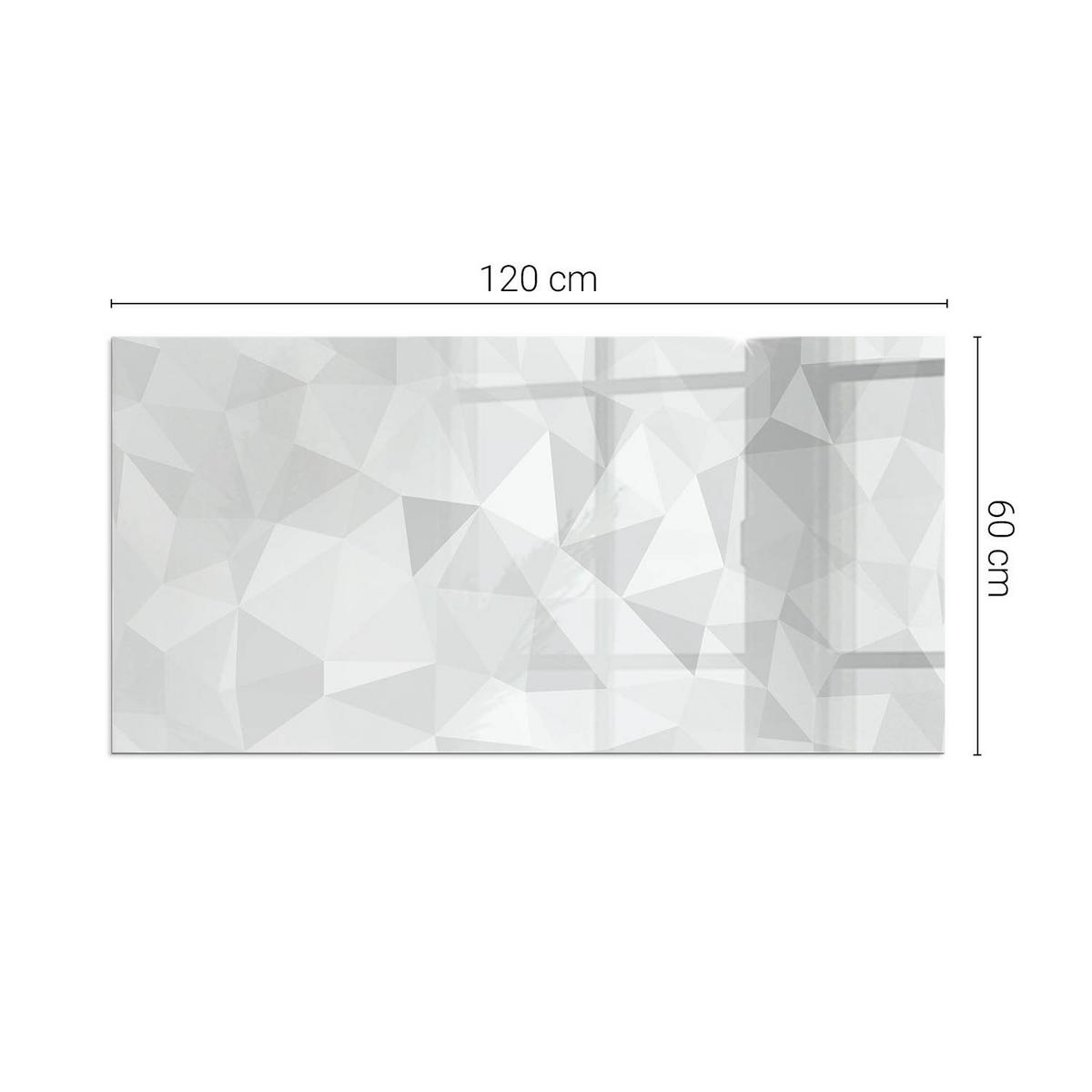 GLASPLATTE für Kamin 120x60 cm - Grau, Glas (120/60/0.4cm) - TULUP