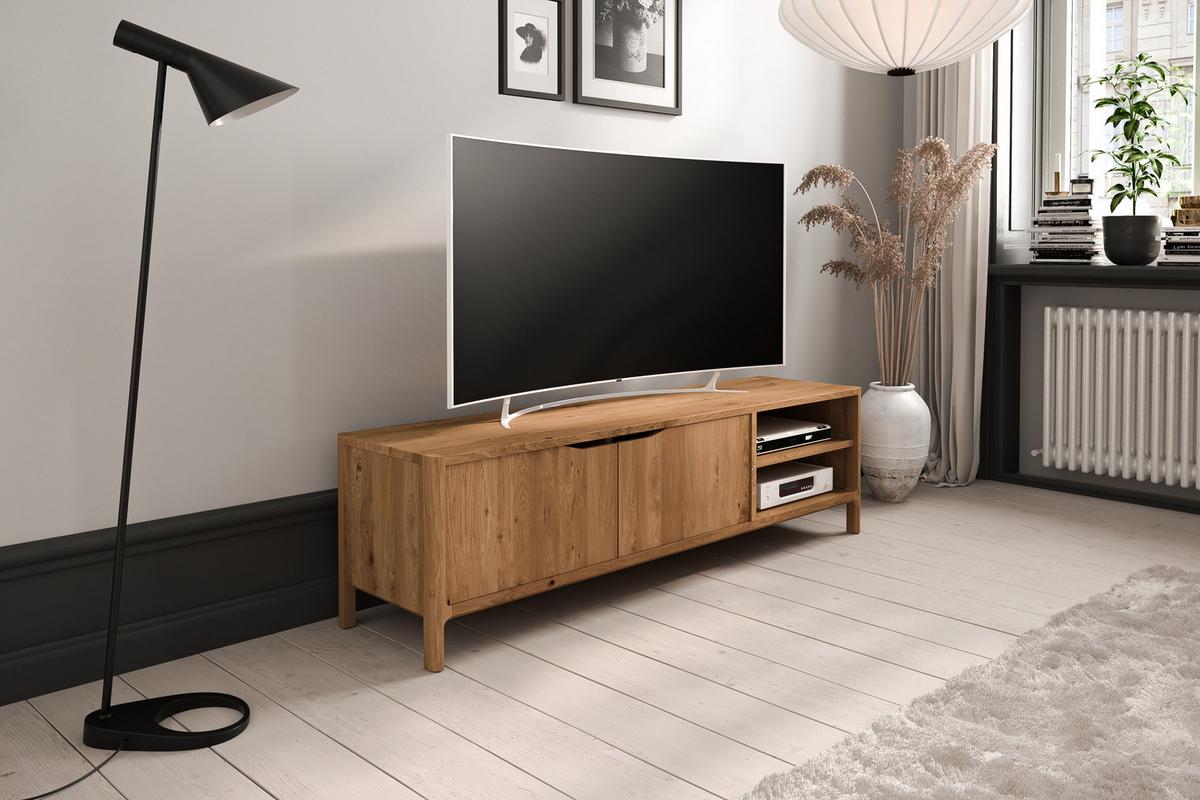 TV-SCHRANK PAUL Wildeiche - Wildeiche, Holz (160/48/50cm) - byoak