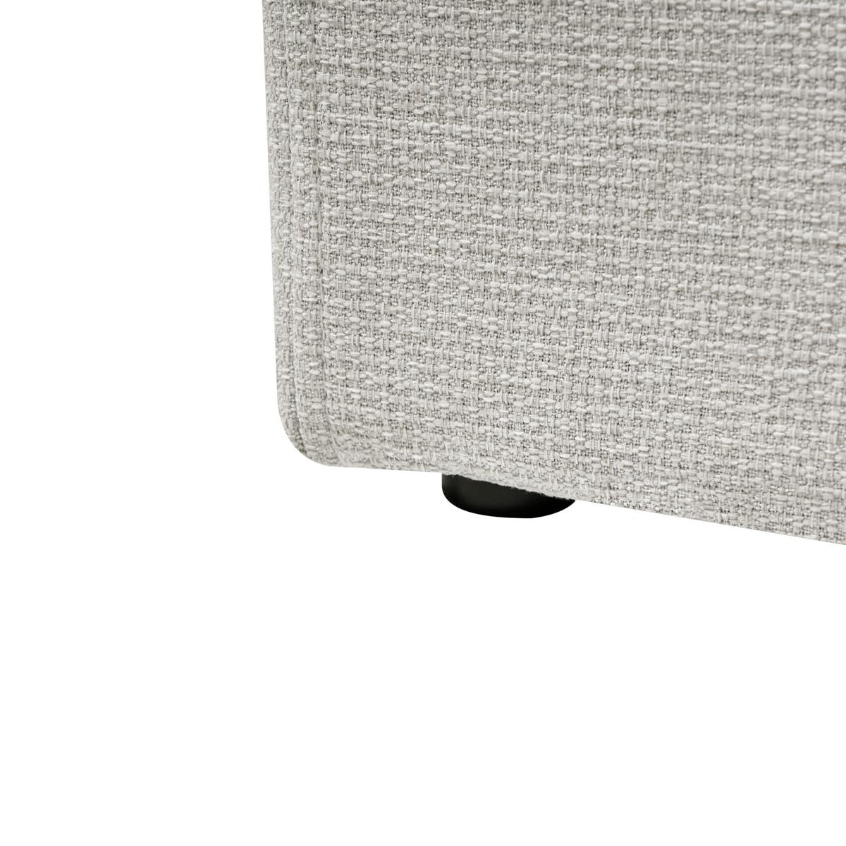 BETT mit Stauraum 180/200 cm Hellbeige Dinan - Beige, Textil (180/200cm) - Beliani