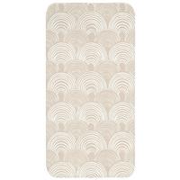 WC-VORLEGER Wellen - Textur - Beige Toilettenvorleger 60x120 cm - Kaschmir, Textil (60/1cm) - OnlyWow