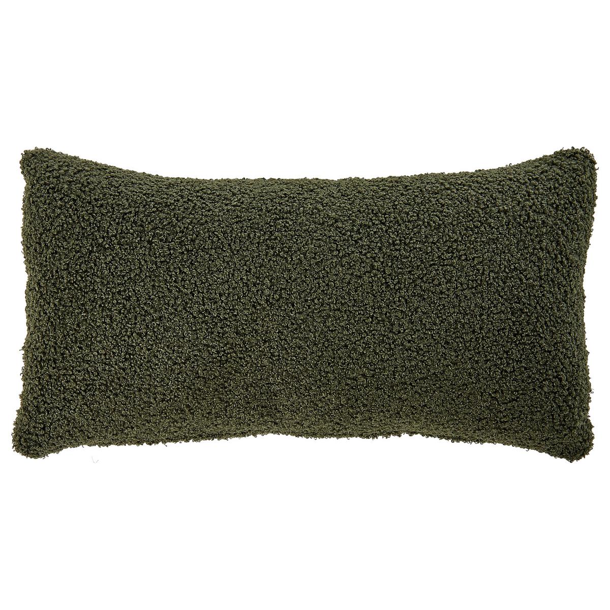 SESSEL Dunkelgrün Otsby II - Dunkelgrün/Braun, Textil (60/76/55cm) - Beliani
