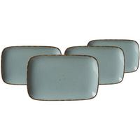 PLATTEN Casa Blau 24 x 15,5 cm 4er Set - Blau, Keramik (15.5/3/24cm) - Ritzenhoff Breker