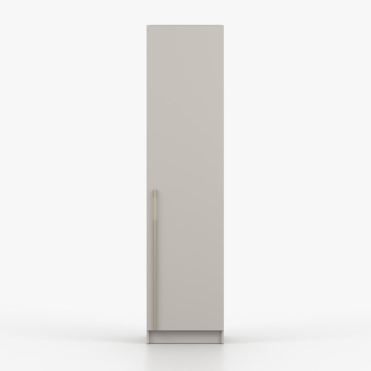 DREHTÜRENSCHRANK ROSA 1D 50/210/55, 1-türig, Kaschmir - Kaschmir, Holzwerkstoff (50/210/55cm) - imoebel24