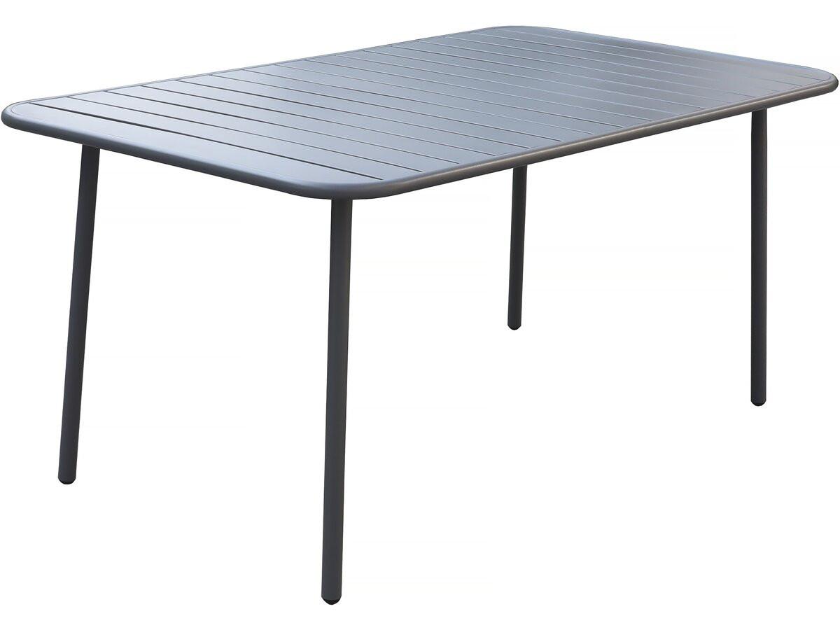 GARTENTISCH bilbao Grau - Grau, Metall (150/90/71cm) - Habitat Garten