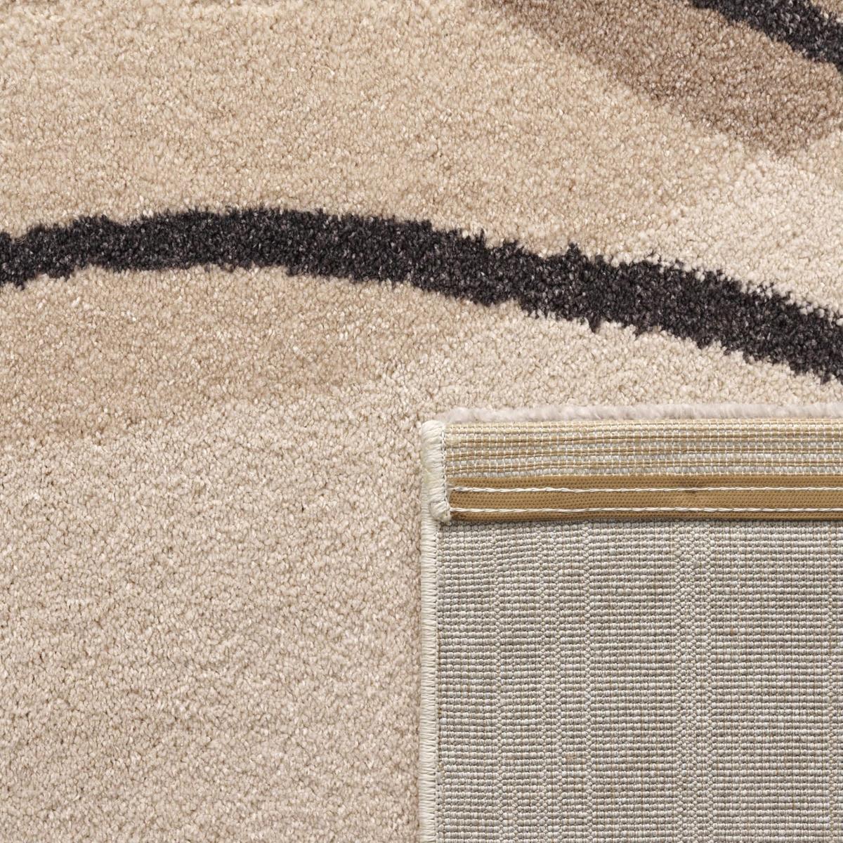 KURZFLORTEPPICH, abstrakt, Florhöhe 12 mm, Creme, 200 x 290 cm - Beige, Textil (290/200cm) - KADIMA DESIGN
