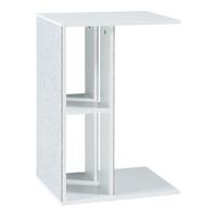 BEISTELLTISCH Ljungby - Weiß, Holzwerkstoff (30/40/58cm) - [en.casa]