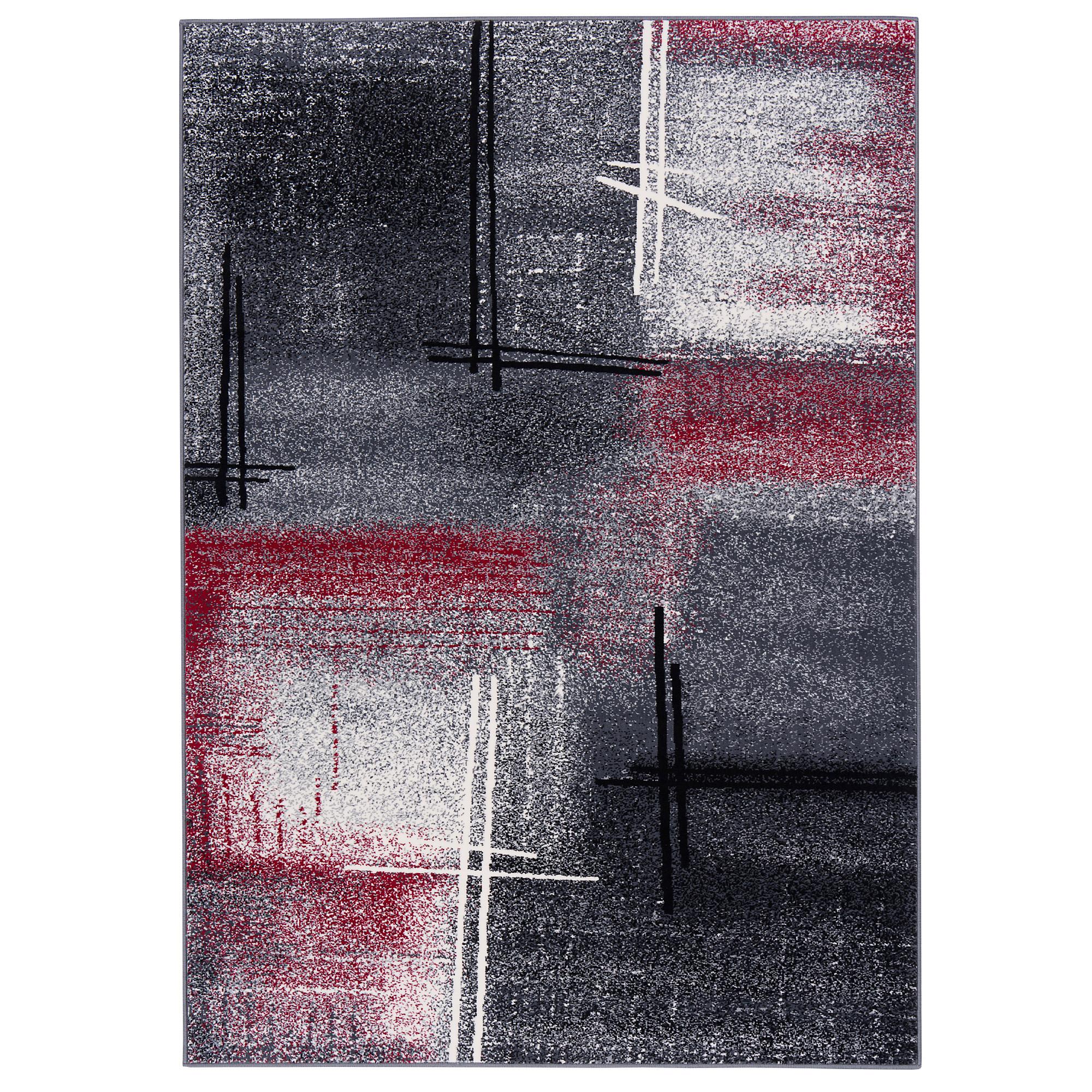 DESIGNER TEPPICH BRILLIANT VERLAUF - Rot, Textil (80/150cm) - Pergamon