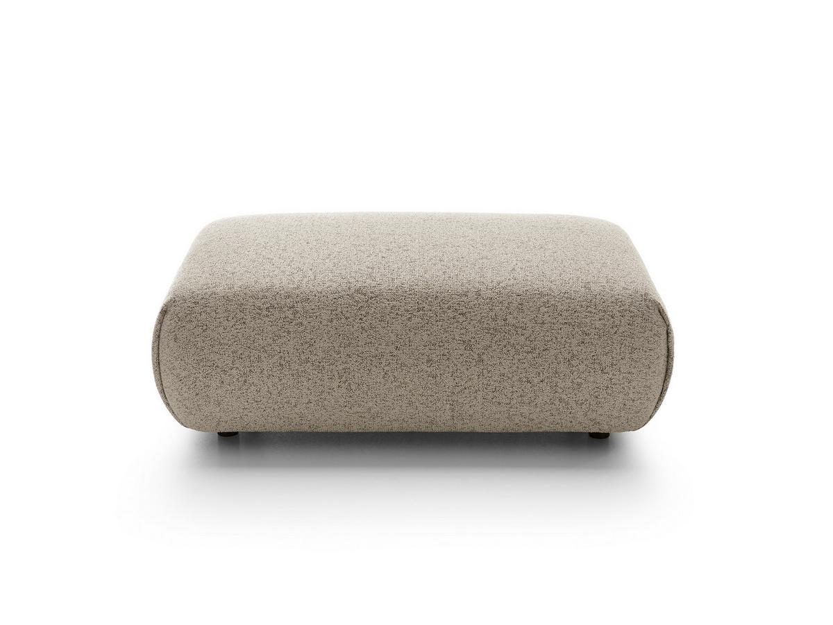 MASSENO Sitzhocker ZEST, Modern Polsterhocker, Fußhocker Beige - Sandfarben/Beige, Holzwerkstoff/Kunststoff (70/42/113cm) - MASSENO