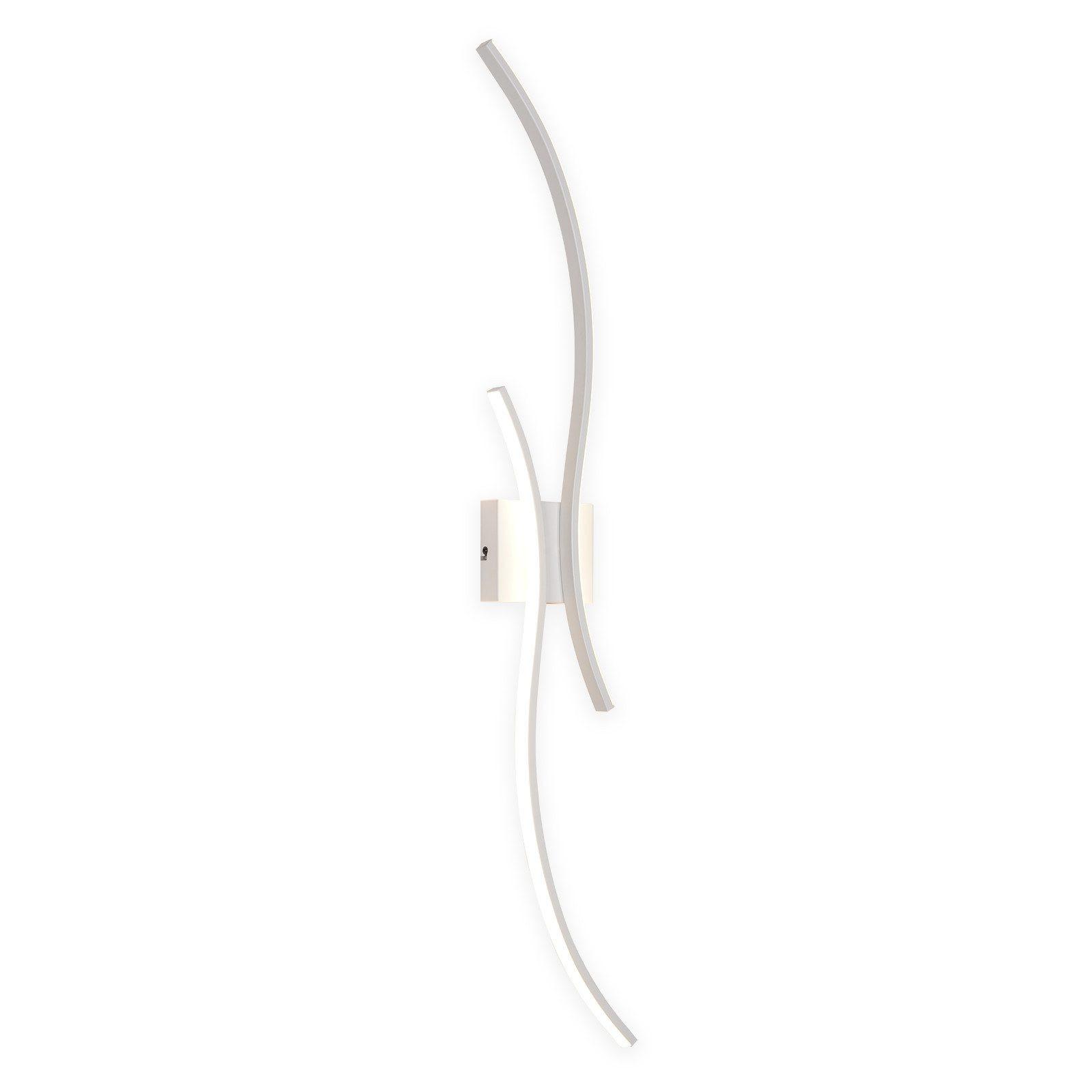 LED WANDLEUCHTE FRANKENBERG II 101.5/13.5/4.9 cm - Weiß, Metall (13.5/4.9/101.5cm) - Nettlife