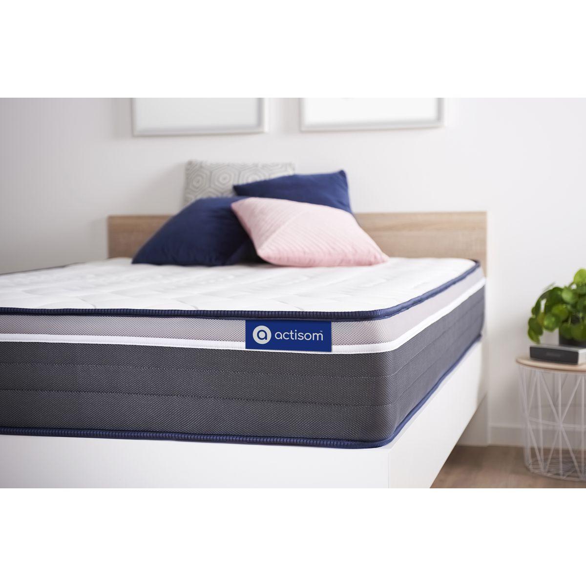 MATRATZE Actilatex plus Latex und Memory-Schaum 80 x 200 cm h4 - Weiß, Textil (80/200cm) - ACTISOM
