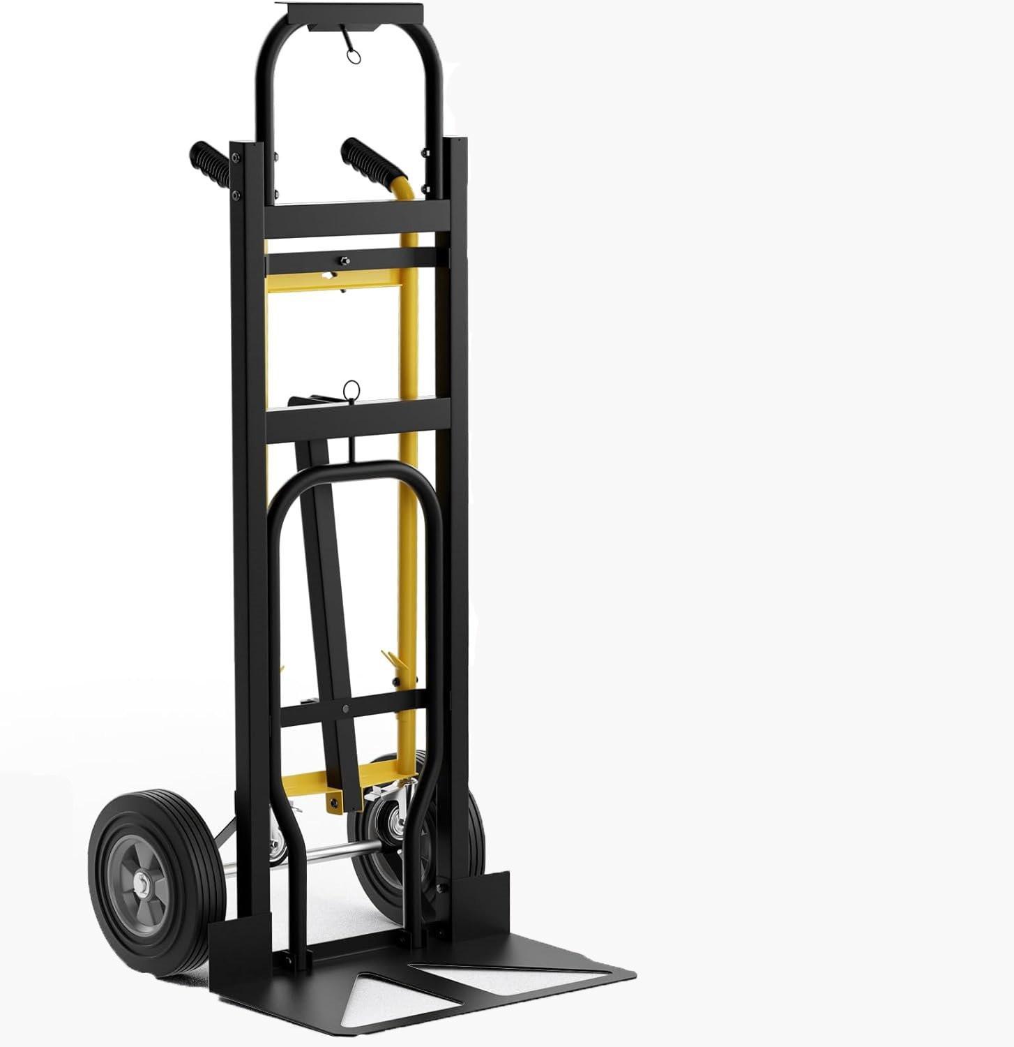 TRITTLEITER Schwarz - Schwarz, Metall (57/131/53cm) - COSTWAY