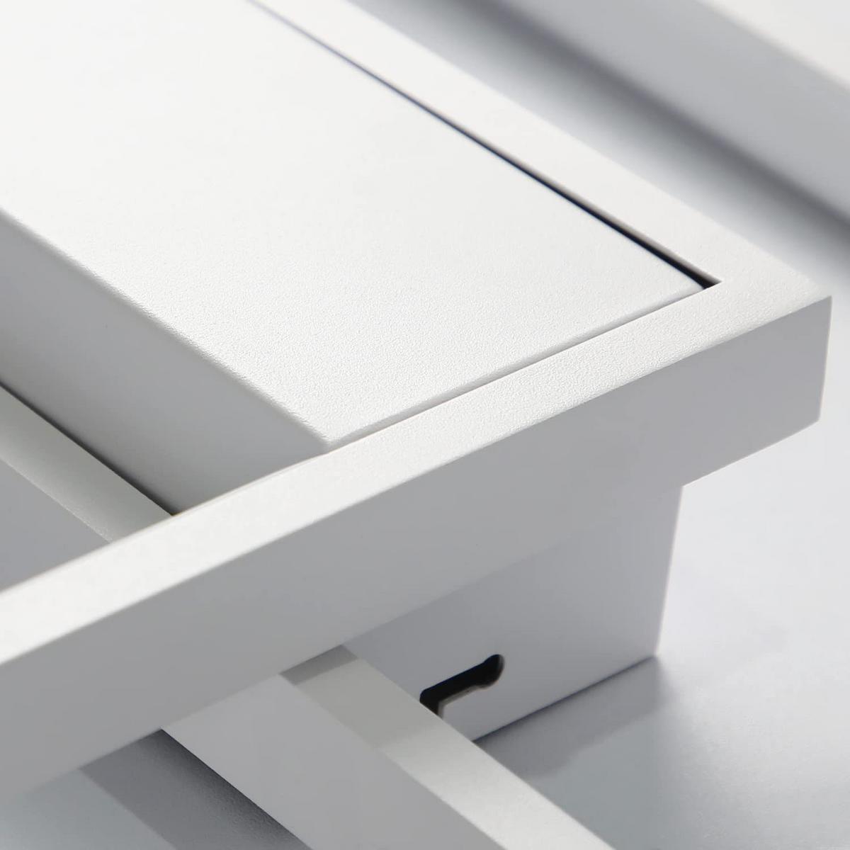 LED-DECKENLEUCHTE Zeno 65/47/7.5 cm - Weiß, Metall (65/47/7.5cm) - Nettlife