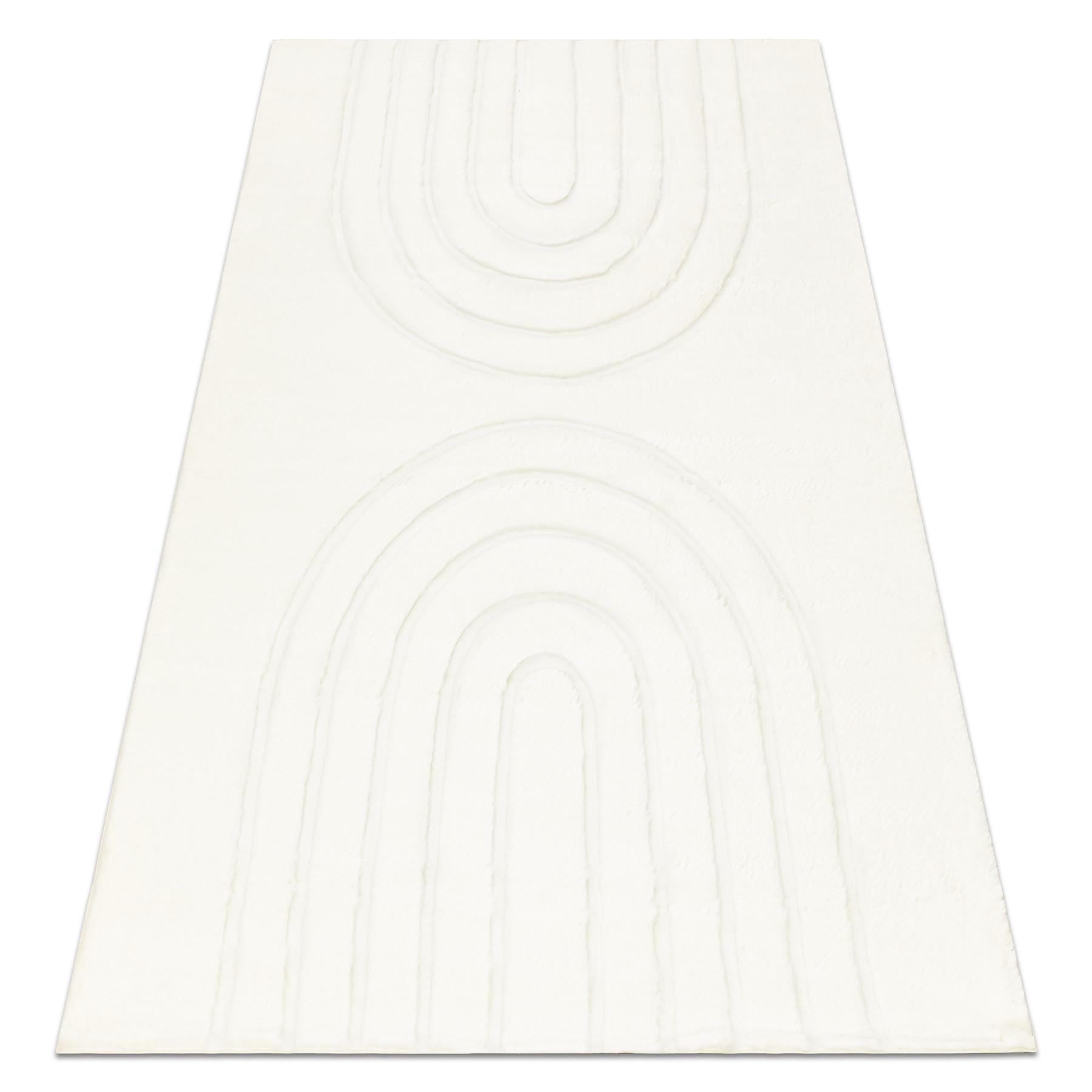 CURVY Arches waschbarer 60/100 cm - Weiß, Textil (60/100cm) - rugsX