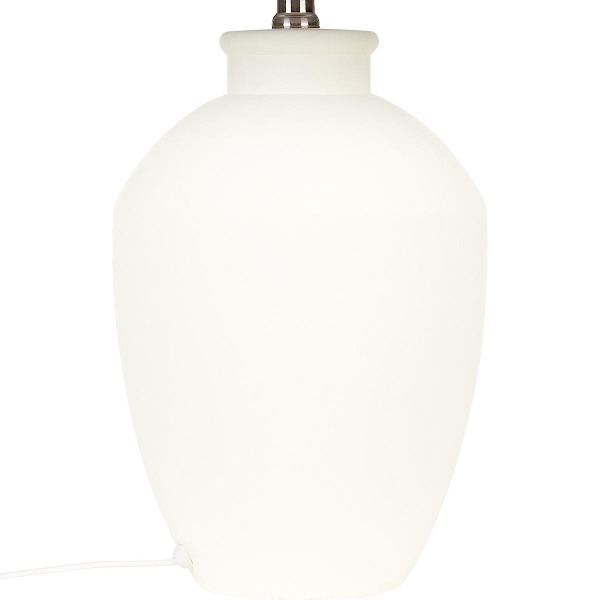 TISCHLAMPE Arcos 33/33/55 cm - Weiß, Keramik (33/33/55cm) - Beliani