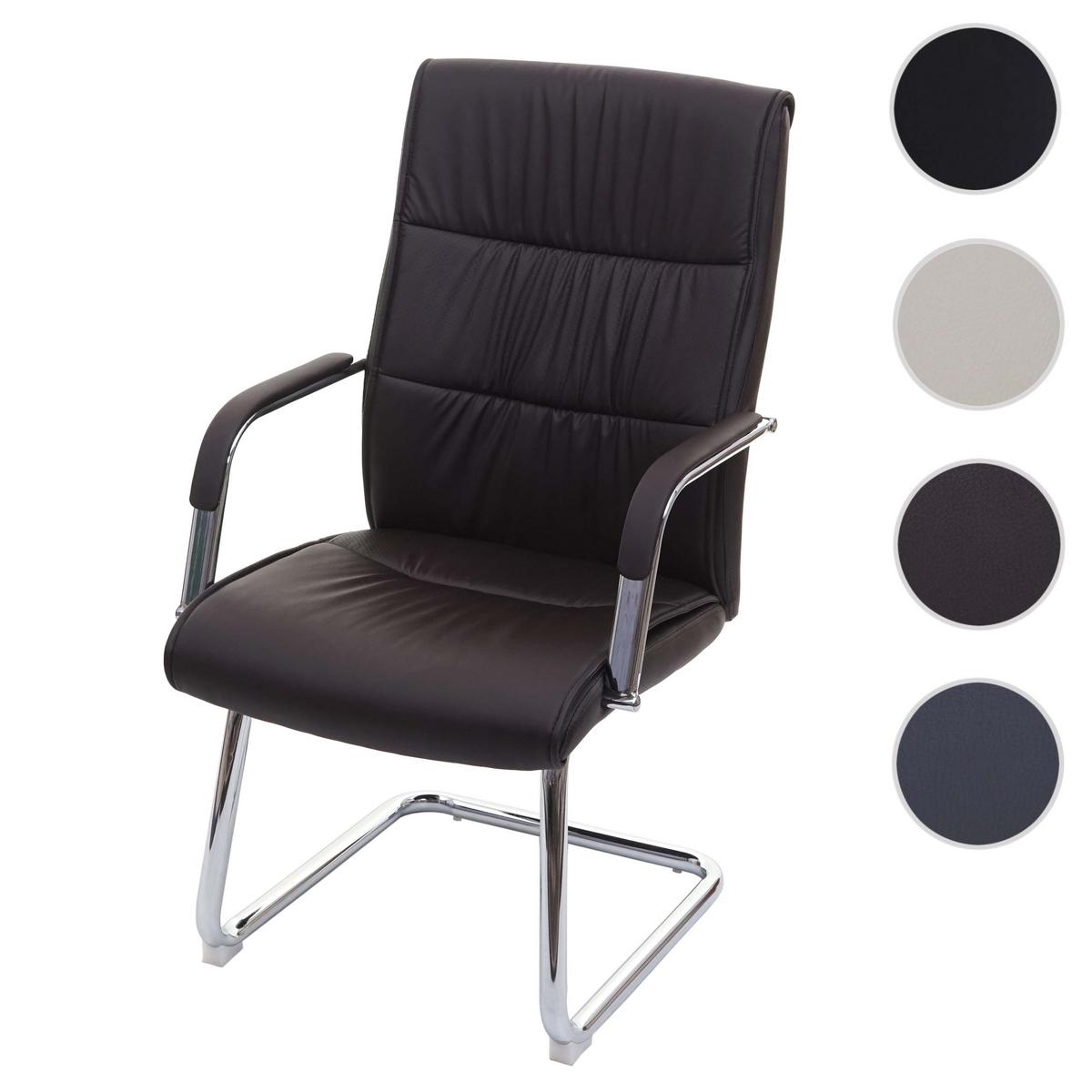 KONFERENZSTUHL Braun 1er-Set - Braun, Textil (59/105/71cm) - MCW