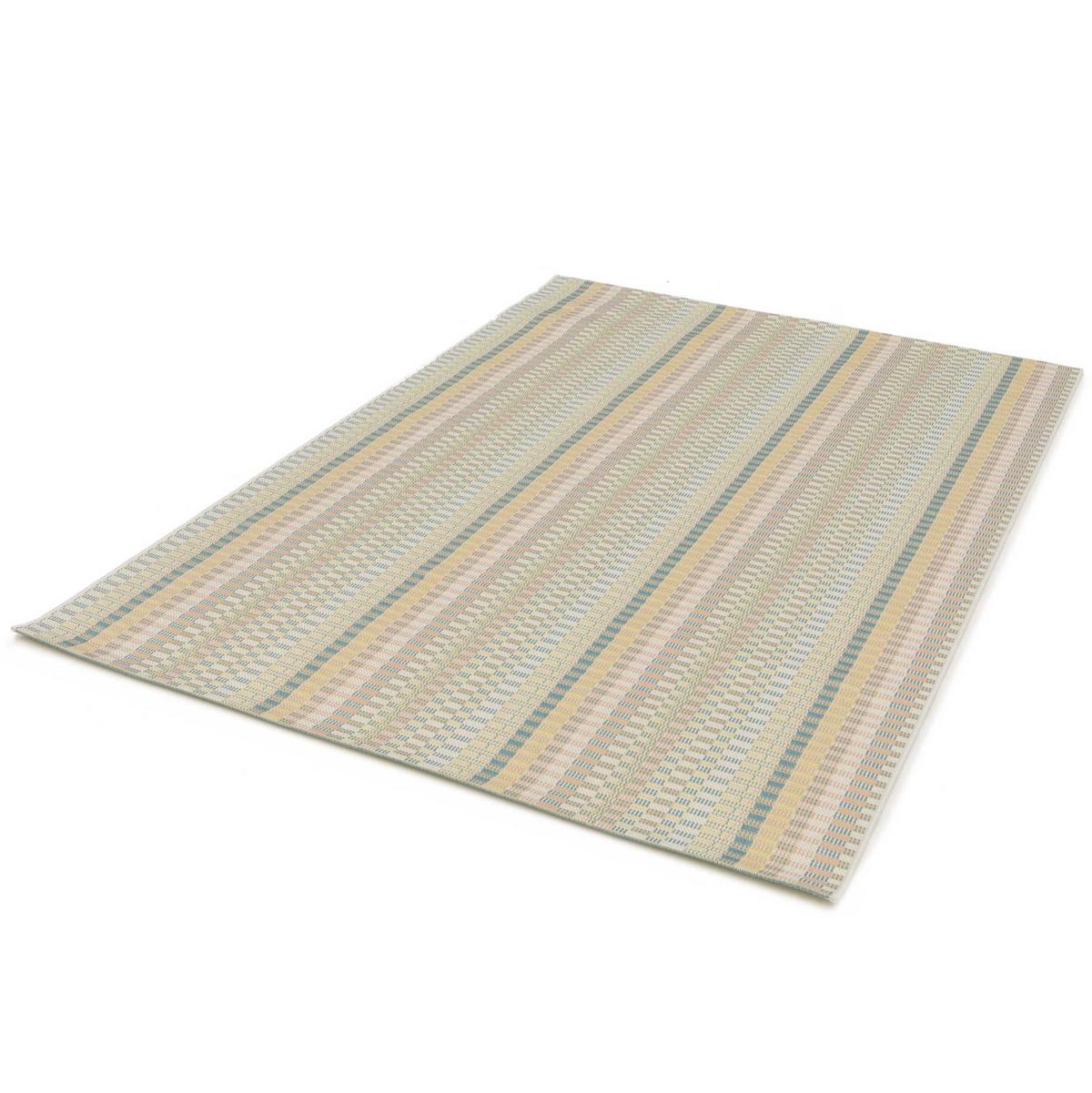 OUTDOORTEPPICH In Pastelltönen Manila 80/150 cm - Pastellblau/Pastellgrün, Textil (80/150cm) - Atticgo